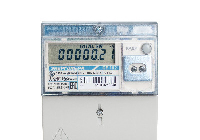 Счетчик электроэнергии однофазный многотарифный CE102-R5.1
