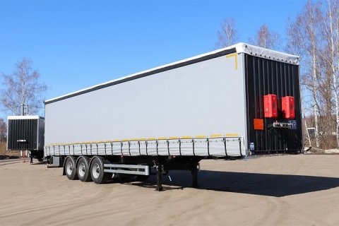 Тонар выпустил новый шторно-бортовой полуприцеп для перевозки опасных грузов
