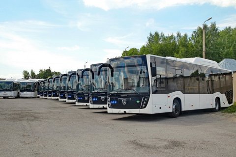 «КАМАЗ» поставил в Новосибирск вторую партию автобусов НЕФАЗ большого класса, работающих на компримированном природном газе