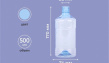 Бутылка ПЭТ пластиковая 0,5 литра голубая, горло 28 мм в Нижнем Новгороде