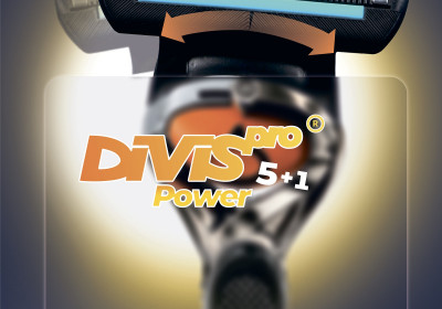 Аналог Gillette Fusion Power Сменные кассеты для бритья DIVIS PRO POWER5+1, 8s