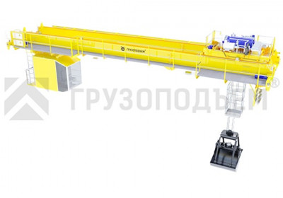 Кран мостовой грейферный