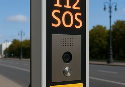 Колонна экстренной связи "Гражданин-полиция"LBPRO8030-M1 (Сделано в РФ)