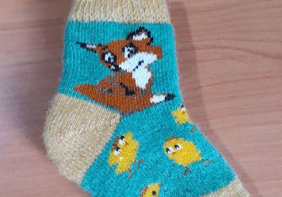 Детские шерстяные носки