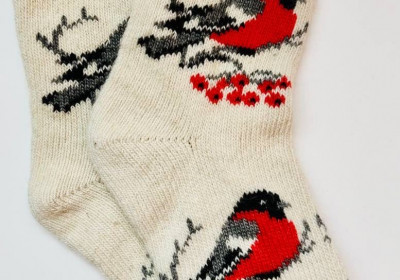 Носки женские из козьего пуха