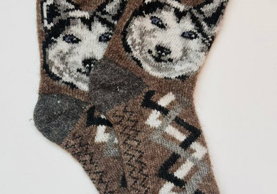 Носки пуховые мужские