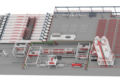 Линия по производству автоклавных газобетонных блоков (AAC) 650-700 м3 в сутки