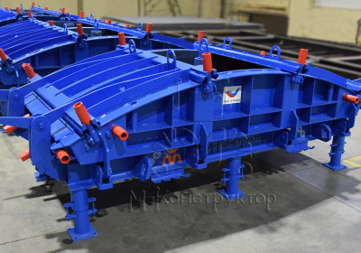 Металлоформы железобетонных тюбингов