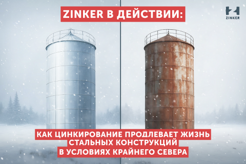 Zinker в действии: как Цинкирование продлевает жизнь стальных конструкций в условиях Крайнего Севера