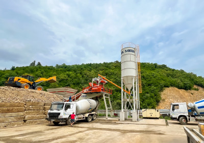 МОБИЛЬНЫЙ БЕТОННЫЙ ЗАВОД – 100 м³/ч – ГОТОВ К ПОСТАВКЕ