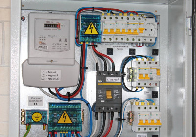Монтаж внутренних электрических сетей