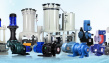 Насосы Grundfos,  KSB,  CQB,  Sanwa, Shin, Milroyal