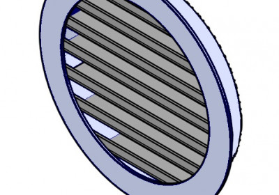 Круглые вентиляционные решетки из металла от завода СТиВ