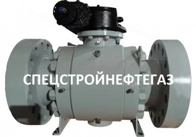 Кран шаровой Ду150 Ру10,0Мпа высокотемпературный, полнопроходной, с фланцевым пр